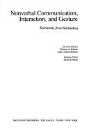 Cover of Nonverbal communication, interaction, and gesture