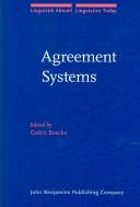Agreement Systems (Linguistics Today) by Cedric Boeckx