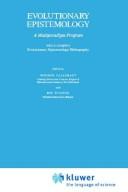 Cover of: Evolutionary Epistemology: A Multiparadigm Program (Synthese Library)