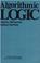 Cover of: Algorithmic logic