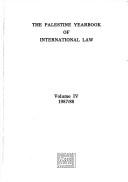 Cover of: The Palestine Yearbook of International Law 1987-1988