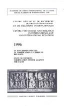 Cover of: La succession d'états: la codification à l'épreuve des faits
