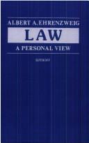 Cover of: Law: a personal view