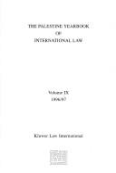 Cover of: The Palestine Yearbook of International Law, 1996-1997 (Palestine Yearbook of International Law) by Anis Kassim