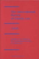 Cover of: The International Survey of Family Law, 1995 (International Survey of Family Law)