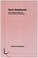 Text databases by Crist-Jan Doedens