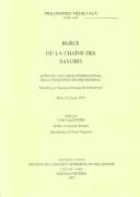 Boèce ou la chaîne des savoirs by Fondation Singer-Polignac. Colloque international, France) Fondation Singer-Polignac Colloque International (1999 Paris, Edouard Bonnefous, Alain Galonnier