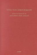 Cover of: Viva vox iuris romani by edited by L. de Ligt ... [et al.].