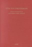 Cover of: Viva Vox Iuris Romani by L. de Ligt