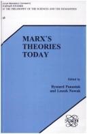 Cover of: Marx's theories today