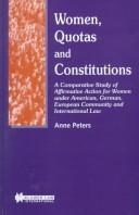 Cover of: Women, quotas, and constitutions by Anne Peters