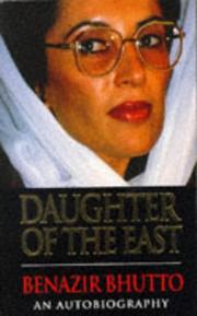 Cover of: DAUGHTER OF THE EAST