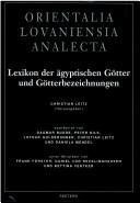 Cover of: Lexikon Der Dgyptischen Gvtter Und Gvtterbezeichnungen Band III Bearbeitet Von Dagmar Budde, Peter Dils, Lothar Goldbrunner, Christian Leitz Und Danie by C. Leitz