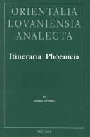 Cover of: Itineraria Phoenicia Studia Phoenicia 18 (Orientalia Lovaniensia Analecta, 127) (Orientalia Lovaniensia Analecta, 127)