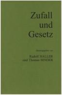 Cover of: Zufall und Gesetz by Herbert Feigl, Rudolf Haller, Thomas Binder, Herbert Feigl