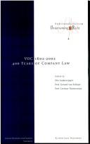Cover of: Voc 1602-2002: 400 Years of Company Law (Law of Business and Finance)