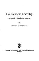 Cover of: Der Deutsche Reichstag.: Das Gebäude in Geschichte u. Gegenwart.