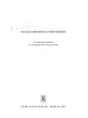 Sceaux minoens et mycéniens by Marburger Siegel-Symposium (4th 1992 Clermont-Ferrand, France)