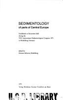 Cover of: Sedimentology of parts of Central Europe | International Sedimentological Congress Heidelberg 1971.