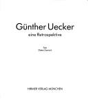 Cover of: Günther Uecker: eine Retrospektive