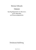 Cover of: Eklektik: Eine Begriffsgeschichte mit Hinweisen auf die Philosophie- und Wissenschaftsgeschichte (Quaestiones)