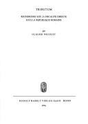 Cover of: Tributum: recherches sur la fiscalité directe sous la république romaine