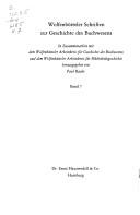 Cover of: Bibliotheksgeschichte als wissenschaftliche Disziplin: Beitrage zur Theorie und Praxis : Referate des siebten Fortbildungsseminars fur Bibliothekare vom ... Schriften zur Geschichte des Buchwesens)