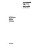 Cover of: Avantgarde II, 1924-1937, sowjetische Architektur: Kunsthalle Tübingen, 15.5.1993-11.7.1993, Museen der Stadt Gotha, Ausstellungshalle auf Schloss Friedenstein, 27.11.1993-30.1.1994, Nederlands Architekturinstituut (NAi), Rotterdam, 19.2.1994-15.5.1994