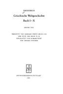 Cover of: Griechische Weltgeschichte: Buch I-X (Abteilung Klassische Philologie)