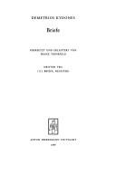 Cover of: Briefe (Bibliothek der griechischen Literatur)