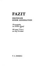 Cover of: Fazit;: Erzahler einer Generation