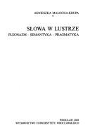 Cover of: Sowa W Lustrze by Agnieszka Małocha-Krupa