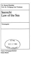 Cover of: Seerecht: Testausgabe = Law of the sea