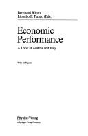 Economic performance by Bernhard Böhm, Lionello F. Punzo