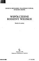 Cover of: Wspolczesne rodziny wiejskie: Studia do syntezy