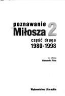 Cover of: Poznawanie Miosza 2