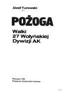 Cover of: Pożoga by Józef Turowski