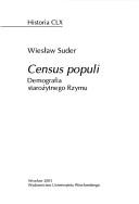 Cover of: Census Populi: Demografia Starozytnego Rzymu (ACTA Universitatis Wratislaviensis,)