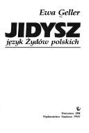 Cover of: Jidysz: Jezyk Zydow polskich