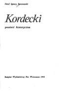 Cover of: Kordecki: Powiesc historyczna