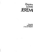 Cover of: Jeremi by Zbigniew Sudolski