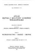 Cover of: Atlas jezyka i kultury ludowej Wielkopolski (Seria Etnografia)
