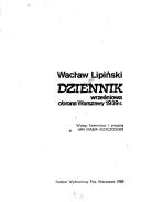 Cover of: Dziennik by Wacław Lipiński