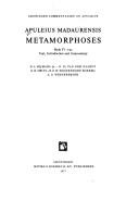 Cover of: Apuleius Madaurensis Metamorphoses, Books Iv, 1-27: Text, Introduction and Commentary (Groningen Commentaries on Apuleius Series)