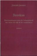 Cover of: Brevitas: Beschouwingen over de beknoptheid van vorm en stijl in de renaissance