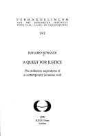 Cover of: A Quest for Justice by Raharjo Suwandi
