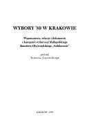 Cover of: Wybory '89 w Krakowie by Tomasz Gąsowski