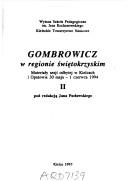 Gombrowicz W Regionie Swietokrzyskim by Jan Pacawski