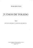 Cover of: Judios de Toledo (Serie E / Consejo Superior de Investigaciones Cientificas, Instituto "B. Arias Montano")