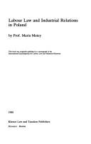 Cover of: Labour law and industrial relations in Poland | Maria Matey